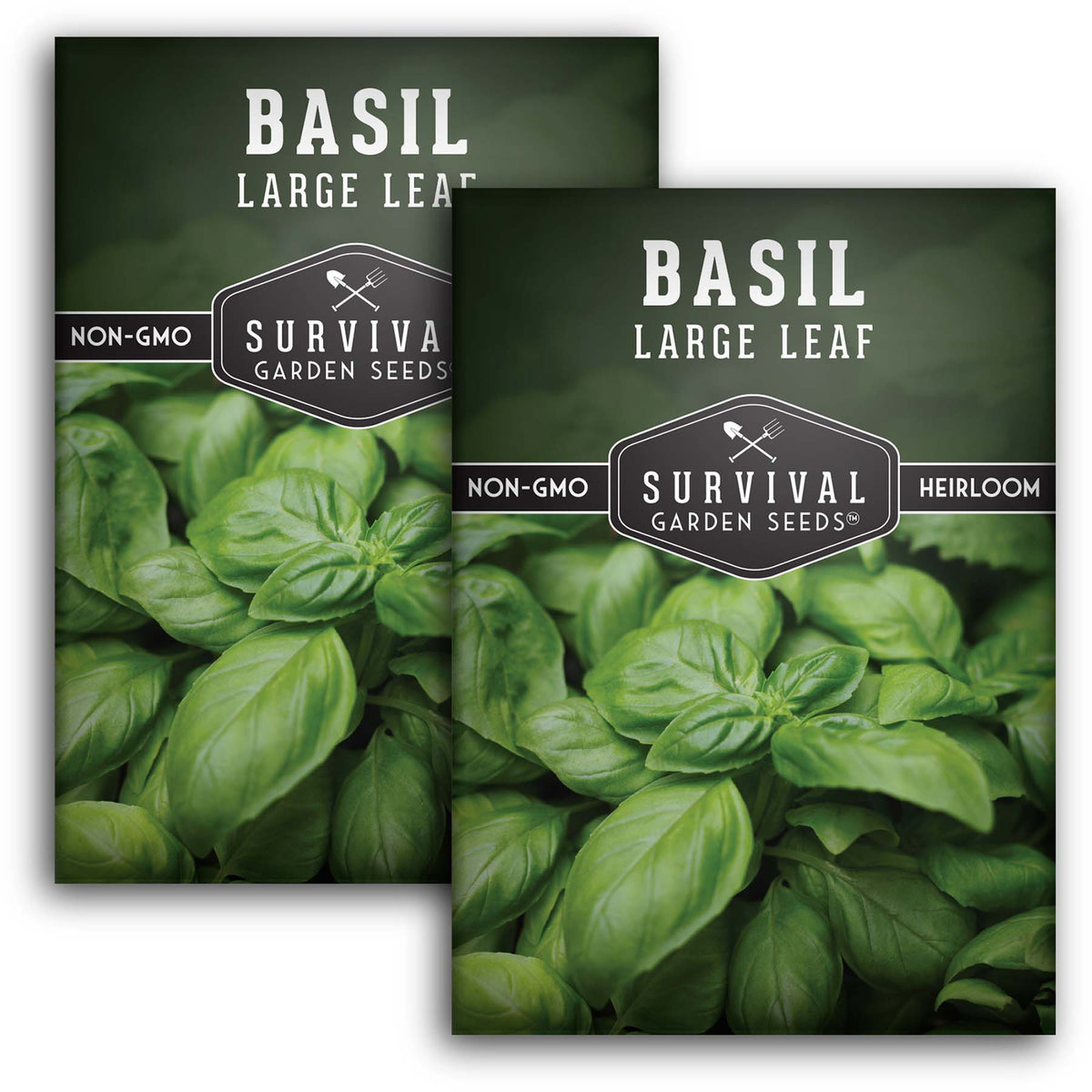Large Leaf Basil Seed Packets - quantity 2