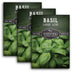 Large Leaf Basil Seed Packets - quantity 3