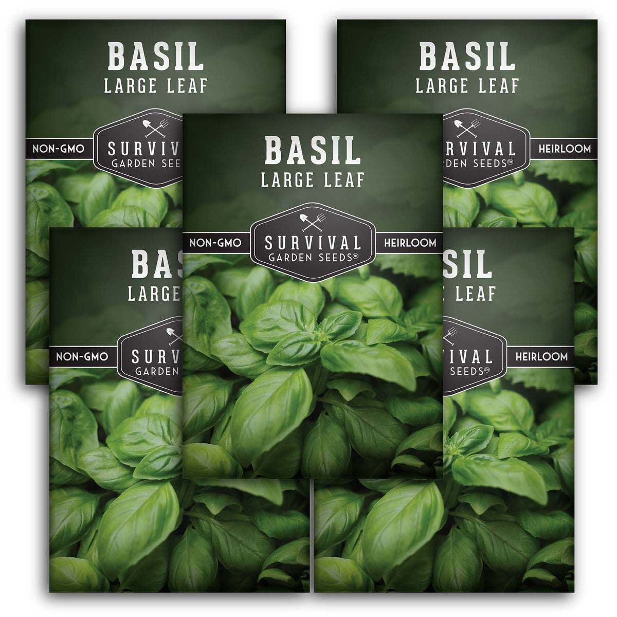 Large Leaf Basil Seed Packets - quantity 5