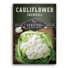 Snowball Cauliflower Seeds – Early-Maturing Heirloom with Large White Heads & Excellent Flavor