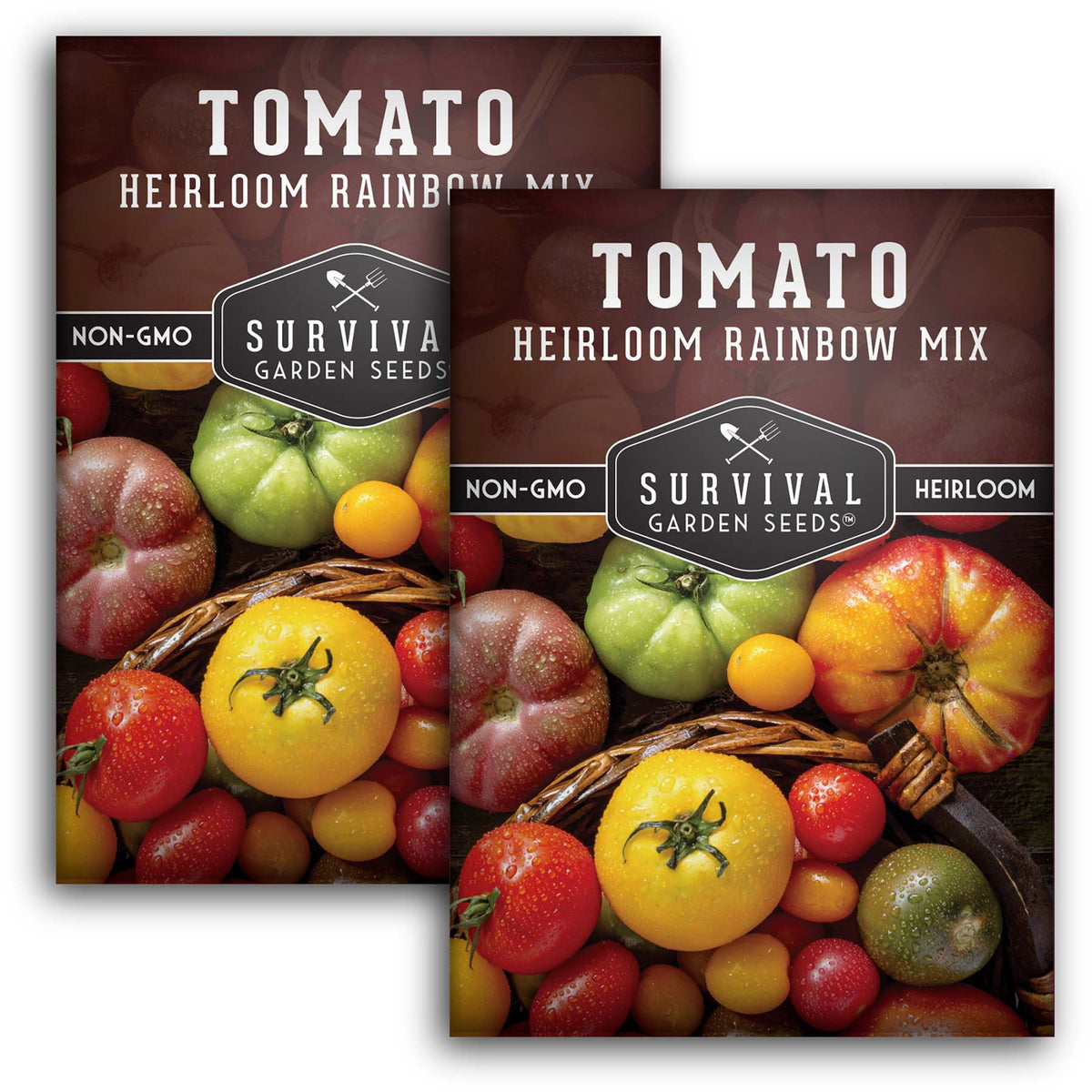 Heirloom Rainbow Mix Tomato Seed packets - quantity 2