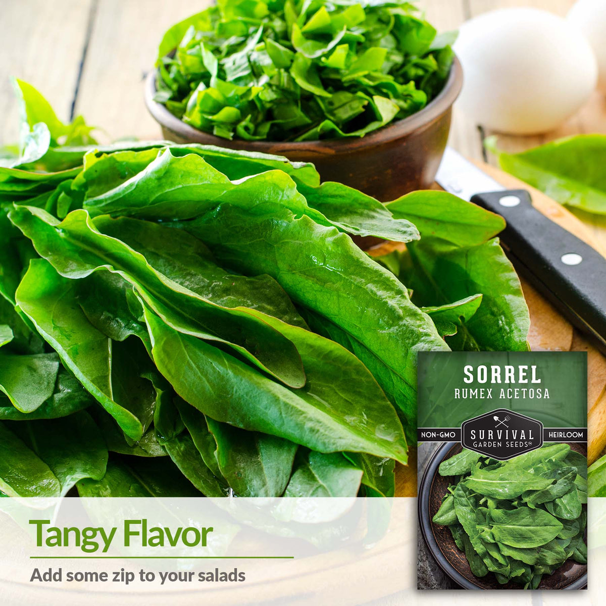 Sorrel adds a tangy zip to your salads