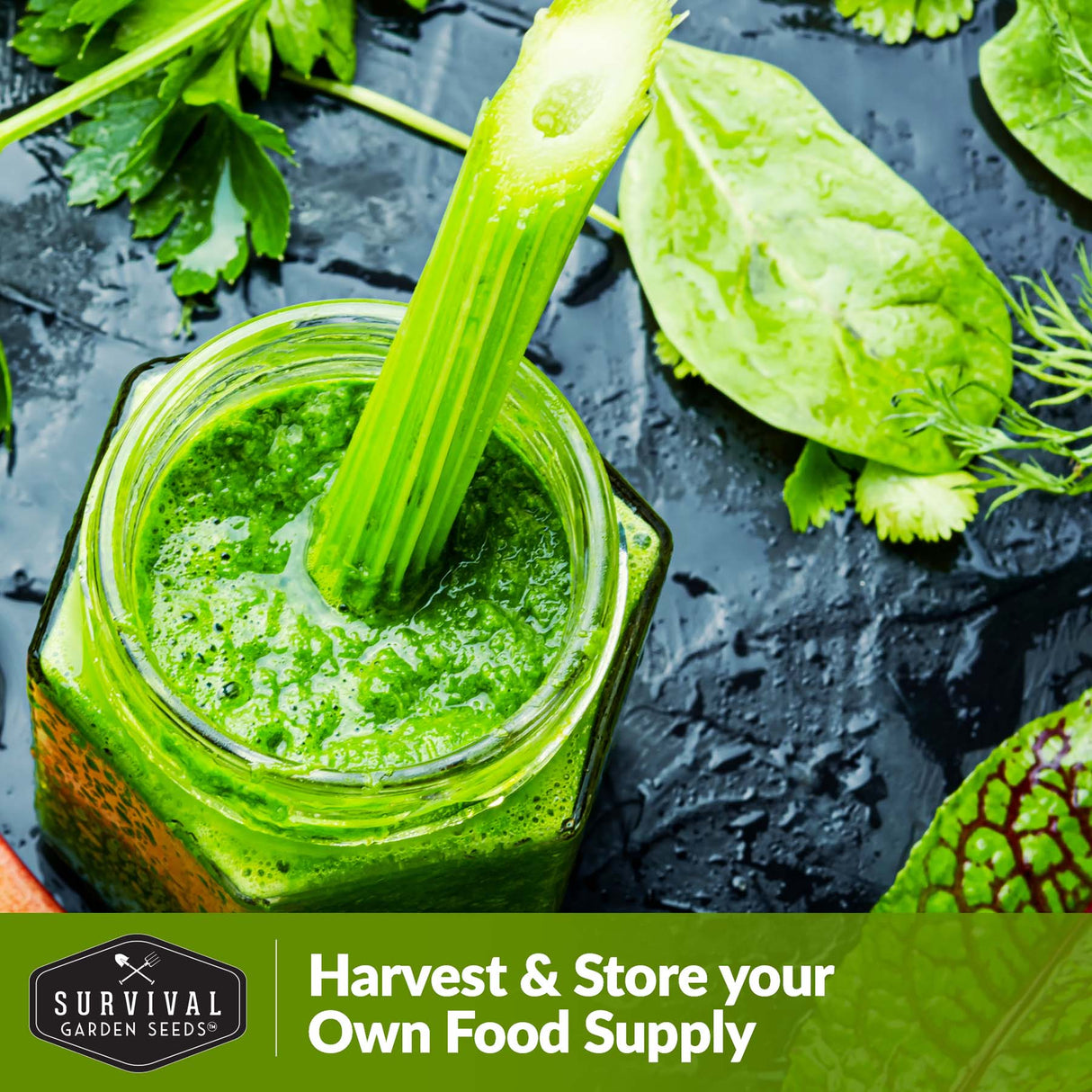 Harvest and store your own food supply