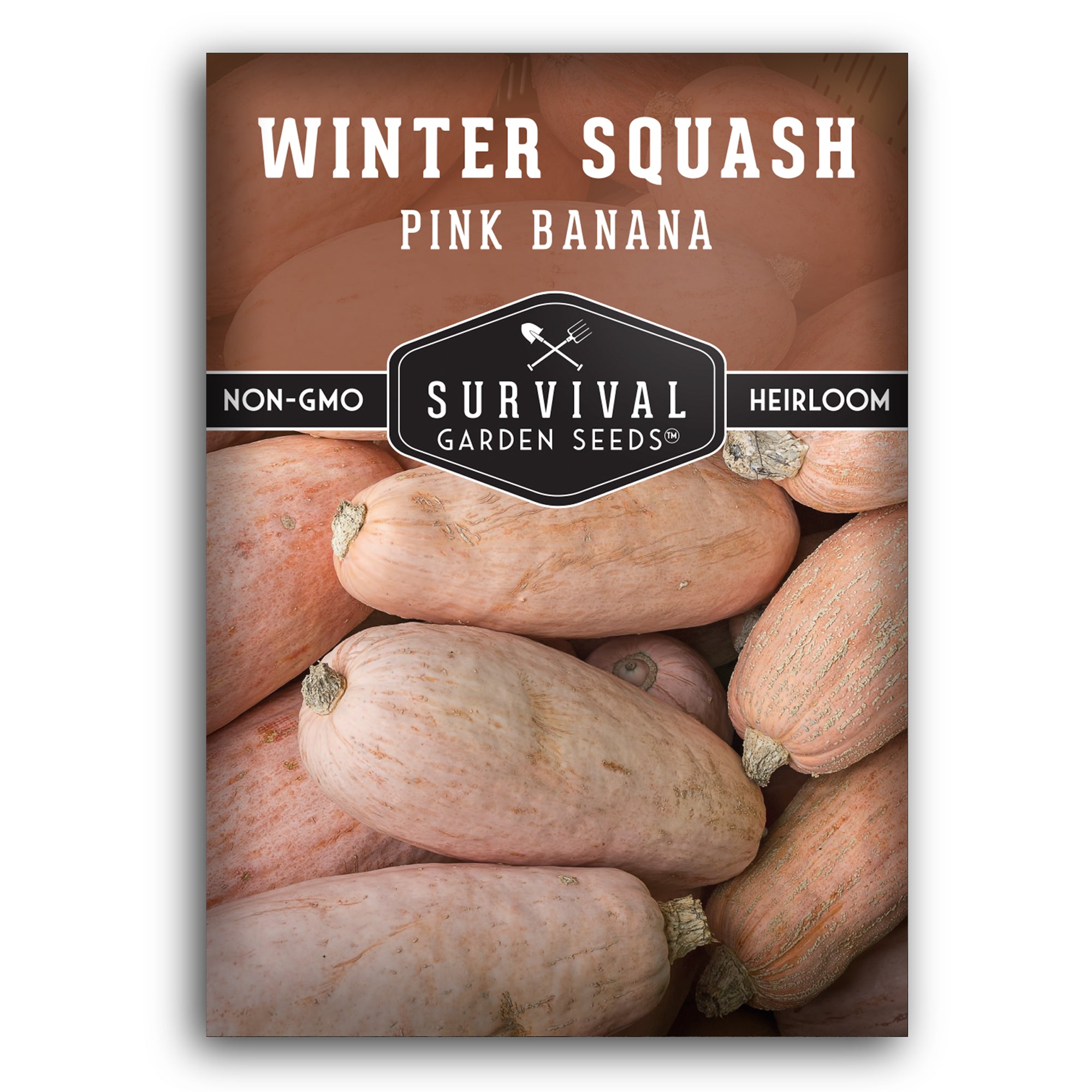 Pink Banana Winter Squash Seeds – SurvivalGardenSeeds