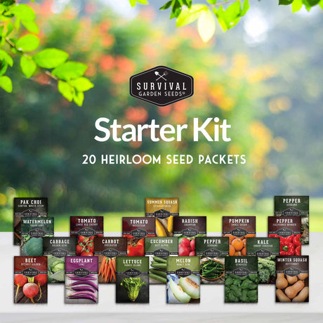 starter kit - 10 heirloom seed packets