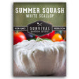 White Scallop Summer Squash seeds