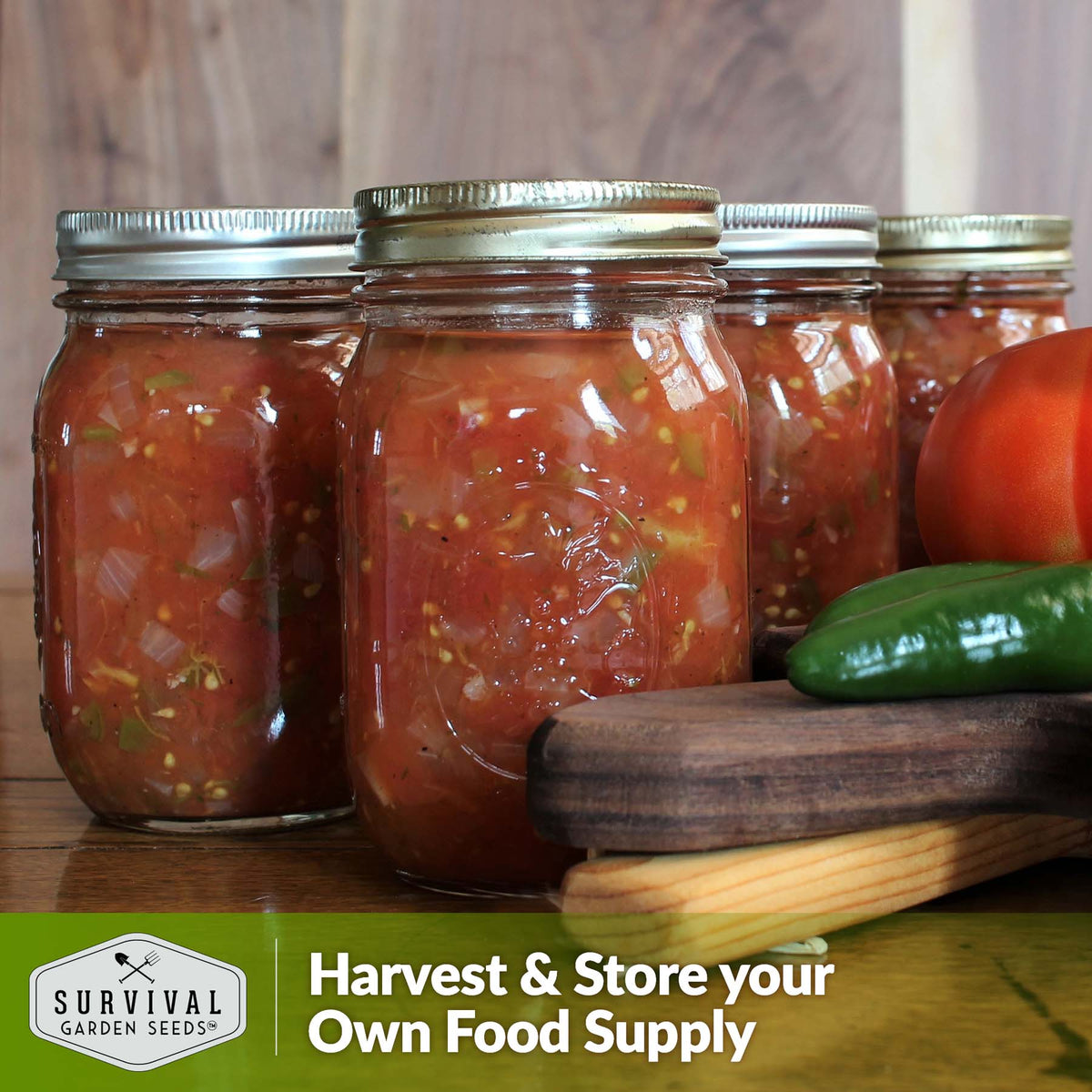 harvest and store your own food supply