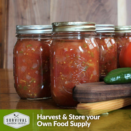 Harvest and store your own food supply