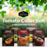 5 heirloom tomato seed packets