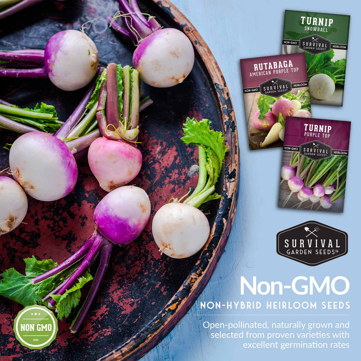 Non-GMO non-hybrid heirloom garden seeds